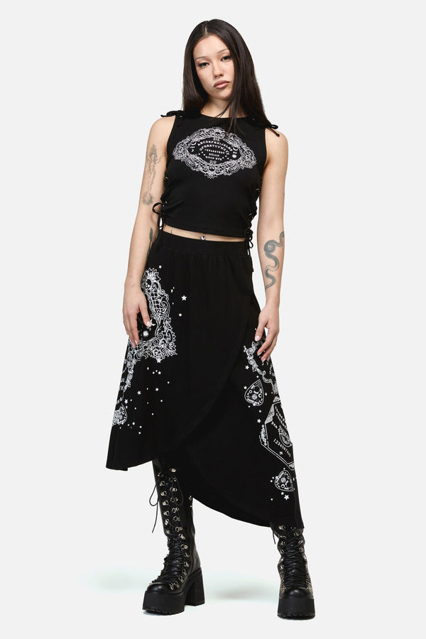 Dangerfield NZ - Séance Goth Print Tank Top - black