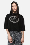 Dangerfield NZ - Séance Hooded Goth Print Tee - black