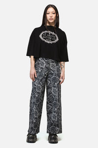 Dangerfield NZ - Séance Hooded Goth Print Tee - black