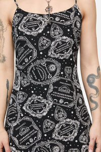 Dangerfield NZ - Séance Goth Strap Midi Dress - black