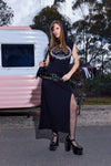 Dangerfield NZ - Séance Hooded Goth Maxi Dress - black