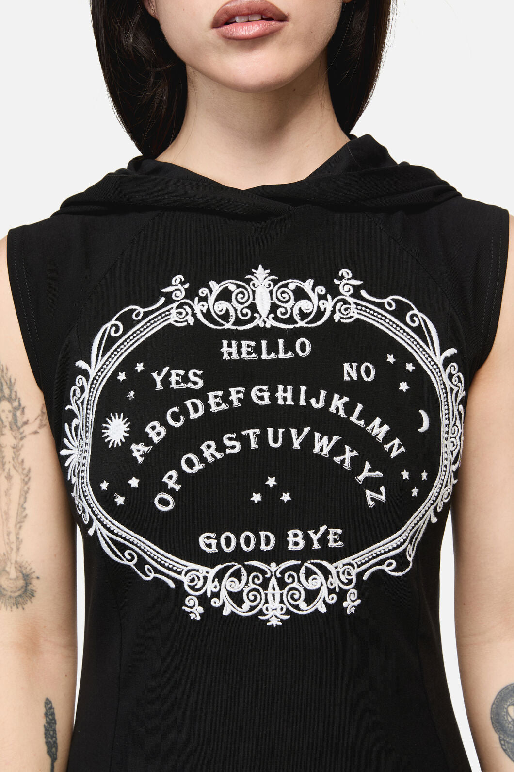 Dangerfield NZ - Séance Hooded Goth Maxi Dress - black