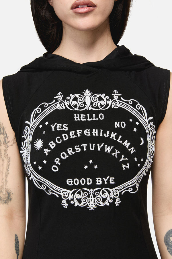 Dangerfield NZ - Séance Hooded Goth Maxi Dress - black