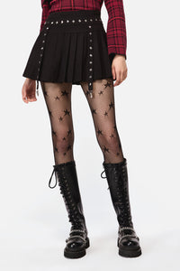 Dangerfield NZ - Barb Stud Trim Skort - black