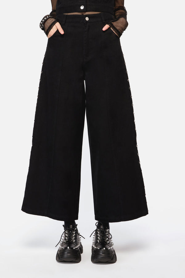 Dangerfield NZ - Barb Stud Trim Jean - black