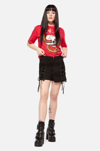 Dangerfield NZ - All Tied Up Punk Short - black