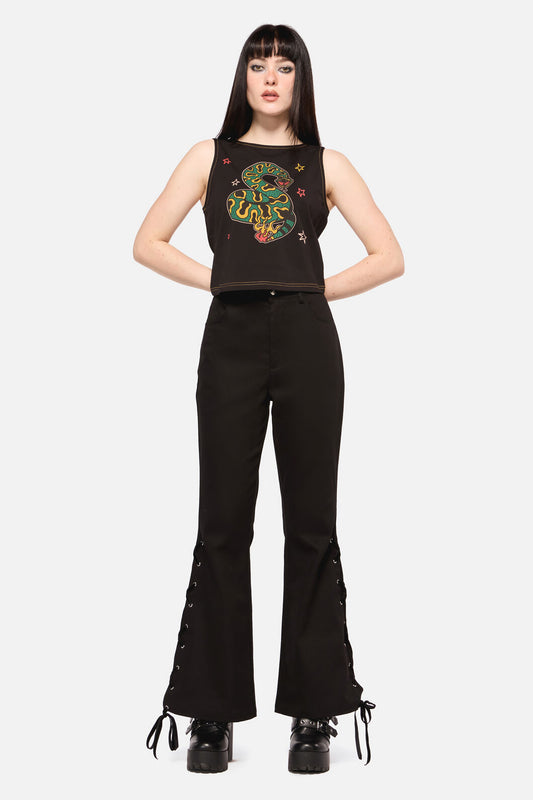 Dangerfield NZ - All Tied Up Punk Pant - black