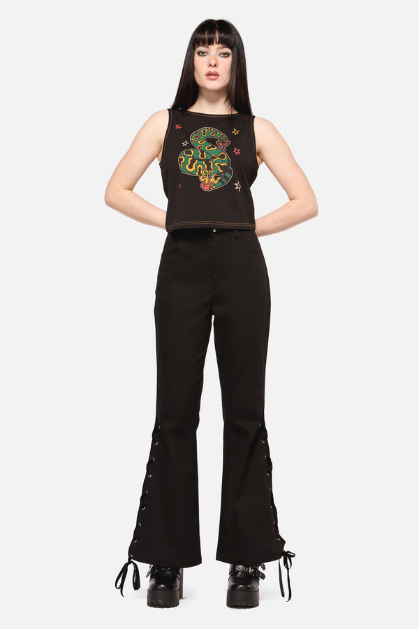 Dangerfield NZ - All Tied Up Punk Pant - black