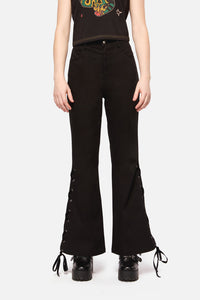 Dangerfield NZ - All Tied Up Punk Pant - black