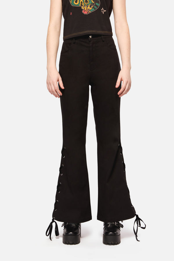 Dangerfield NZ - All Tied Up Punk Pant - black