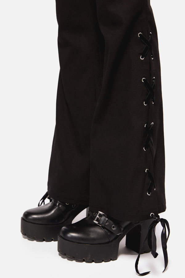 Dangerfield NZ - All Tied Up Punk Pant - black