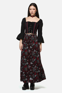 Dangerfield NZ - Pirate Contrast Goth Corset - black