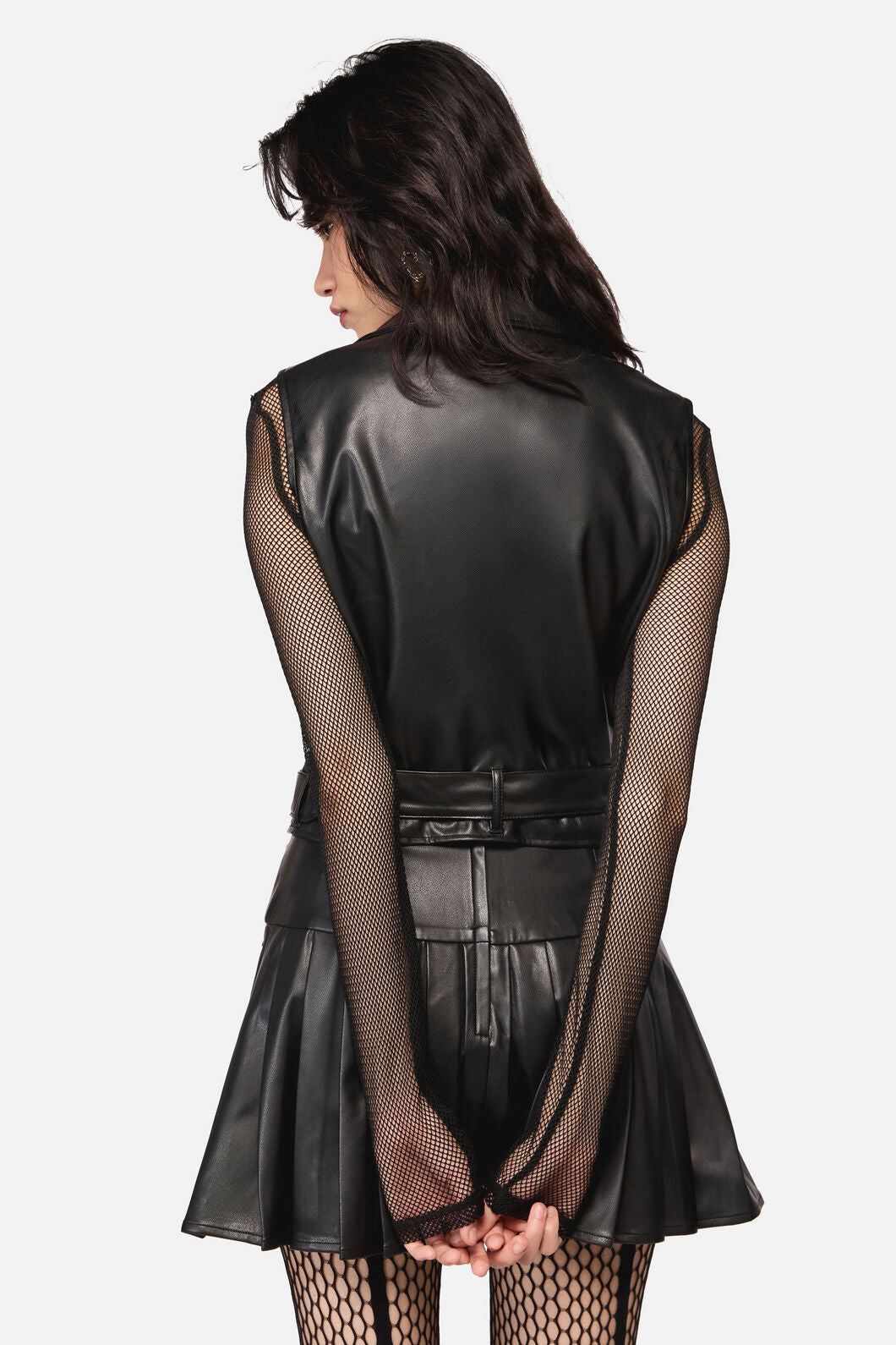 Dangerfield NZ - Hallows D-Ring PU Vest - black