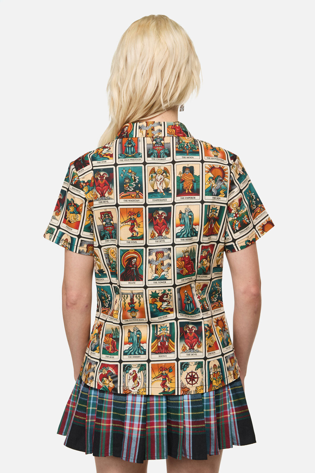 Dangerfield NZ - Tarot Print Goth Blouse - multi
