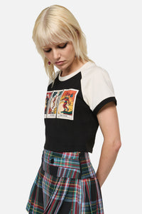 Dangerfield NZ - Tarot Card Raglan Tee - black