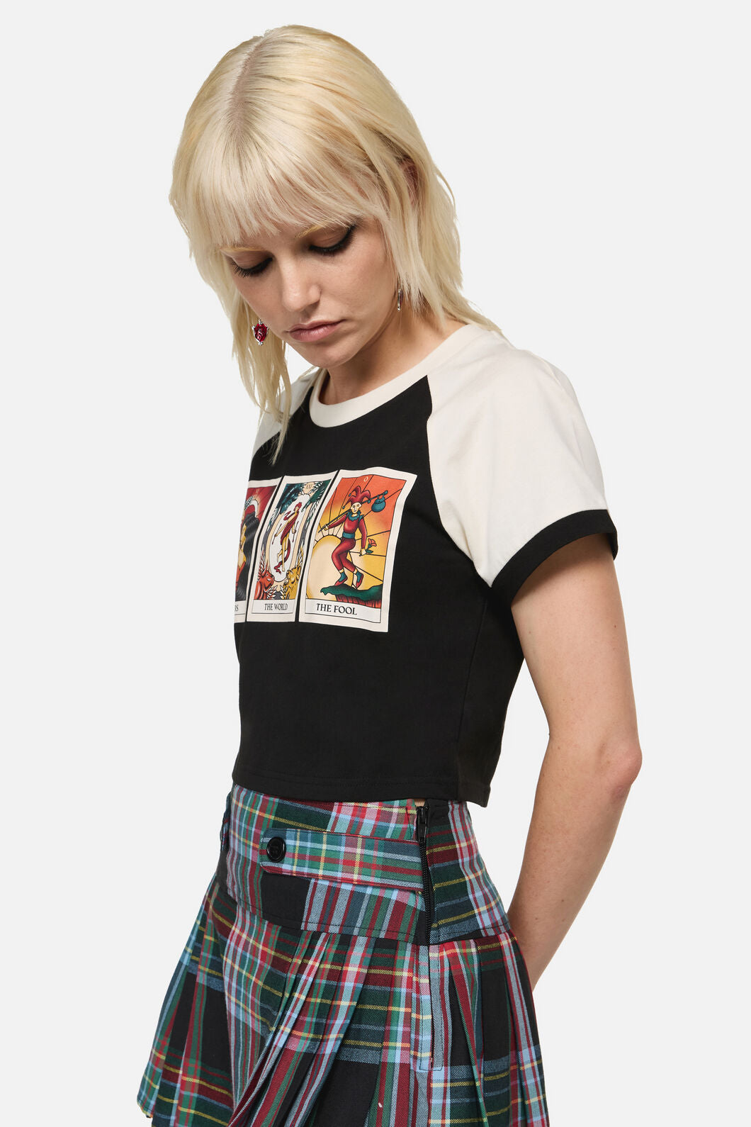 Dangerfield NZ - Tarot Card Raglan Tee - black