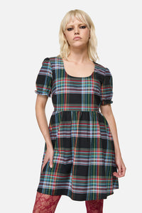 Dangerfield NZ - Hermit Goth Tartan Mini Dress - multi