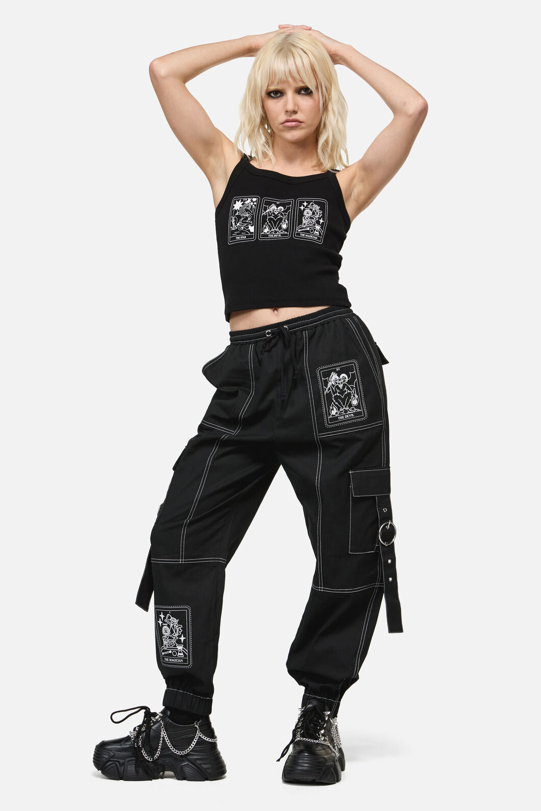 Dangerfield NZ - Temperance Goth Cargo Pant - black