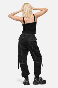 Dangerfield NZ - Temperance Goth Cargo Pant - black
