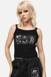 Dangerfield NZ - Tarot Spread Goth Tank Top - black
