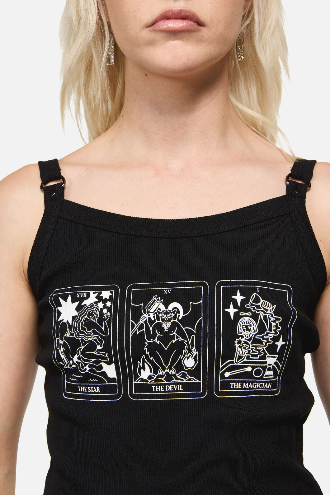 Dangerfield NZ - Tarot Spread Goth Tank Top - black