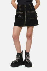 Dangerfield NZ - Electric Punk Trim Skort - black
