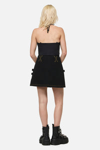 Dangerfield NZ - Electric Punk Trim Skort - black
