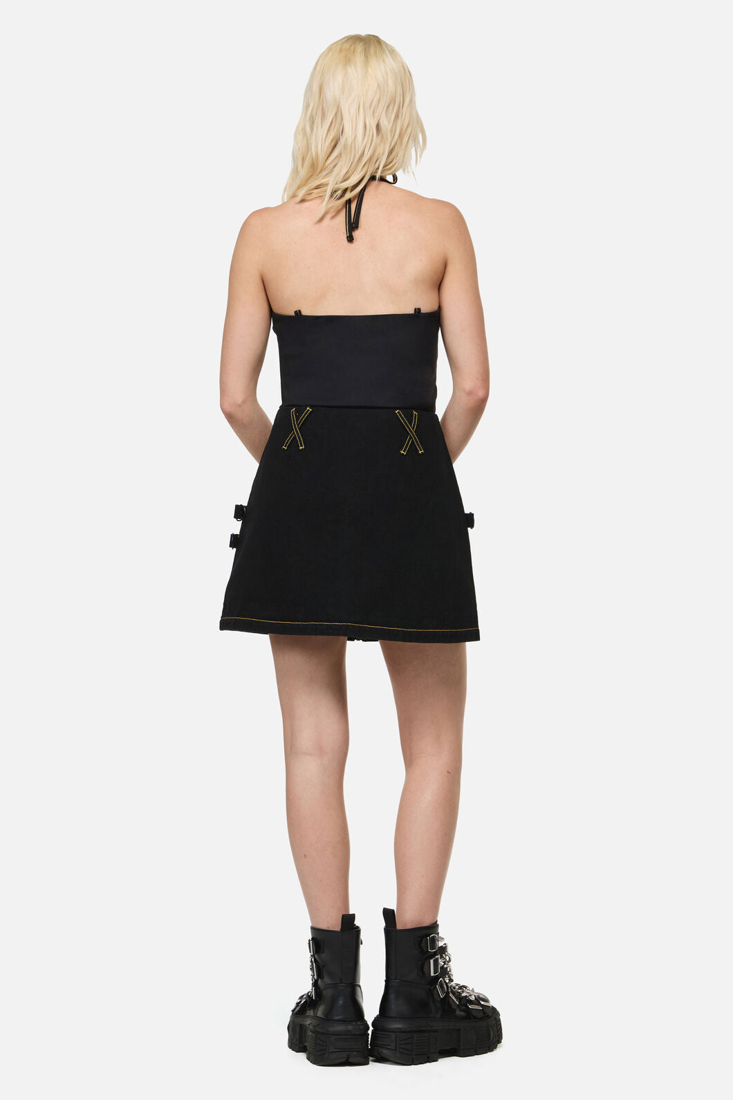 Dangerfield NZ - Electric Punk Trim Skort - black
