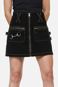 Dangerfield NZ - Electric Punk Trim Skort - black