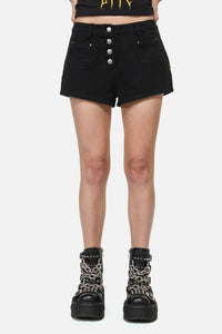 Dangerfield NZ - Rawr Punk Booty Short - black