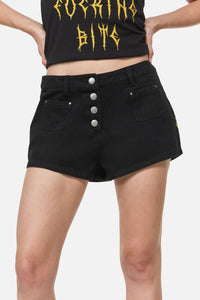 Dangerfield NZ - Rawr Punk Booty Short - black