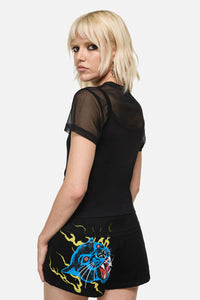 Dangerfield NZ - Biter Punk Layer Top - black