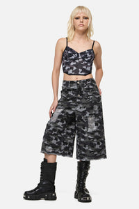 Dangerfield NZ - Disruptive CampDistressedJorts - grey-black