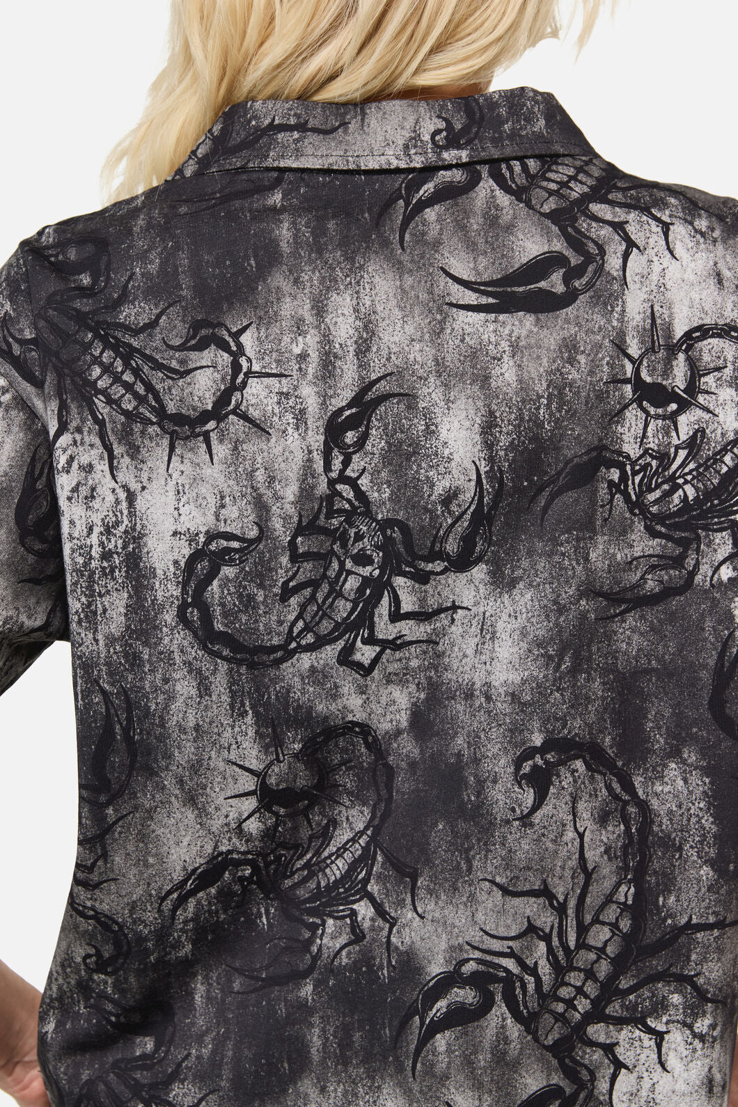 Dangerfield NZ - Scorpius Print Shirt - grey