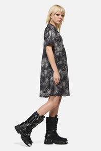 Dangerfield NZ - Scorpius Print Dress - grey