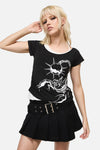 Dangerfield NZ - Dread Tie Up Tee - black