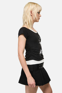 Dangerfield NZ - Dread Tie Up Tee - black