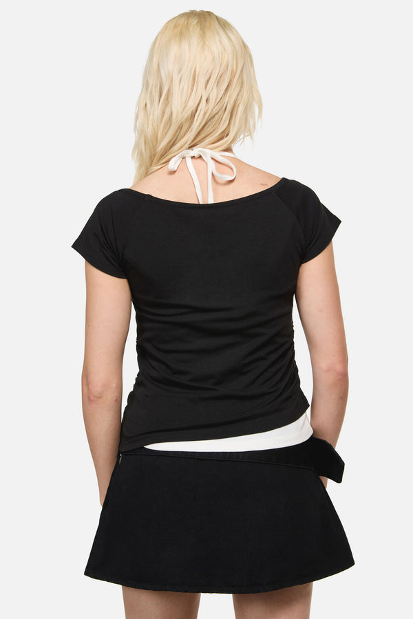 Dangerfield NZ - Dread Tie Up Tee - black