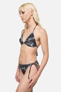 Dangerfield NZ - Scorpius Print Bikini Top - grey