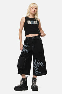 Dangerfield NZ - Dread Distressed Patch Jeans - black