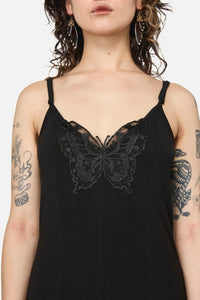 Dangerfield NZ - Naiad Goth Maxi Dress - black