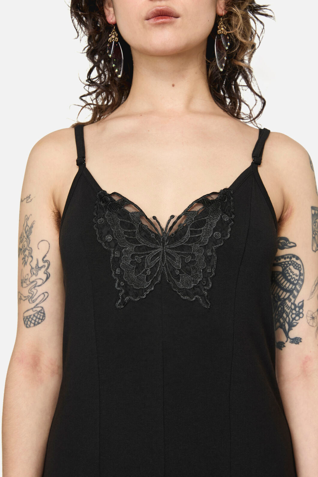 Dangerfield NZ - Naiad Goth Maxi Dress - black