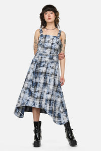 Dangerfield NZ - Fiendish Tartan Goth MaxiDress - multi