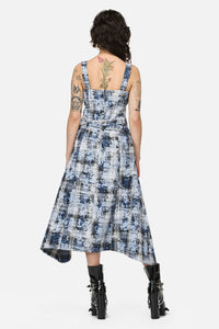 Dangerfield NZ - Fiendish Tartan Goth MaxiDress - multi