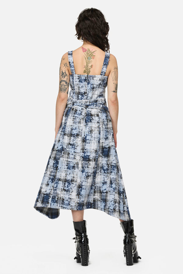 Dangerfield NZ - Fiendish Tartan Goth MaxiDress - multi