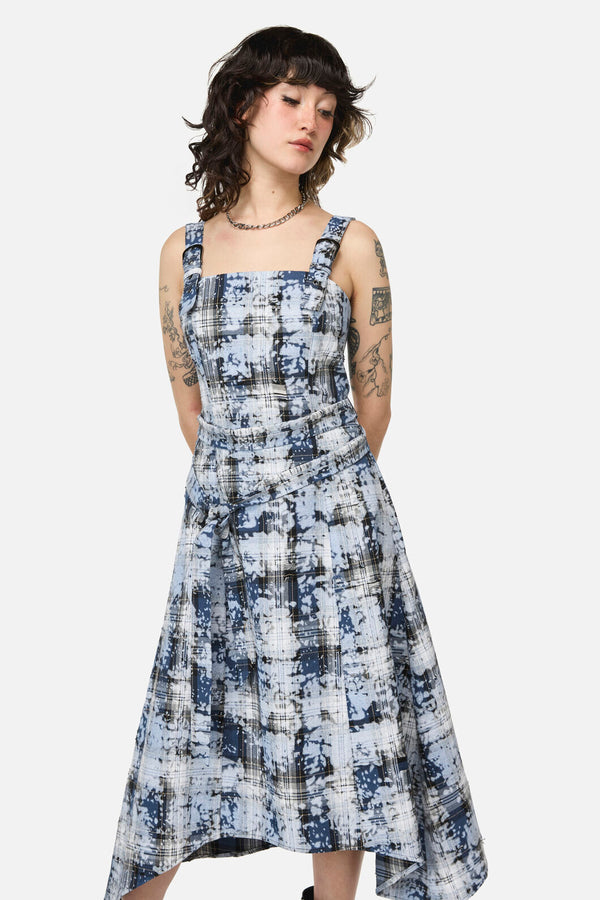 Dangerfield NZ - Fiendish Tartan Goth MaxiDress - multi
