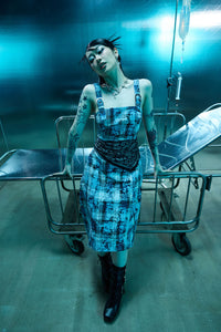 Dangerfield NZ - Fiendish Tartan Goth MaxiDress - multi