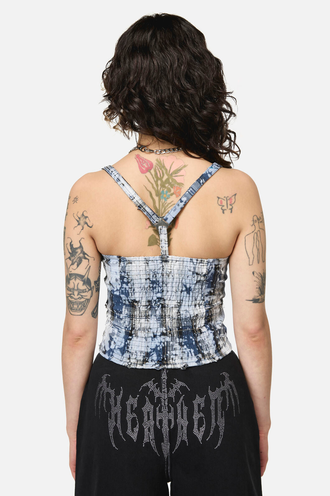 Dangerfield NZ - Fiendish Tartan Goth Top - multi