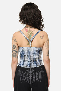 Dangerfield NZ - Fiendish Tartan Goth Top - multi
