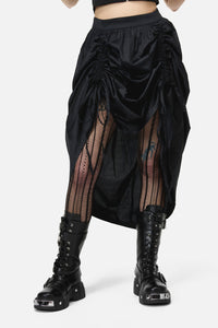 Dangerfield NZ - Sinister Goth Maxi Skirt - black
